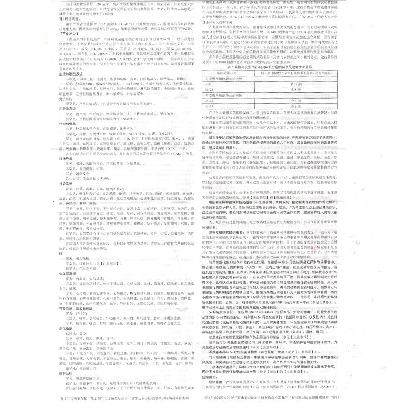 盐酸帕罗西汀片(乐友)包装主图