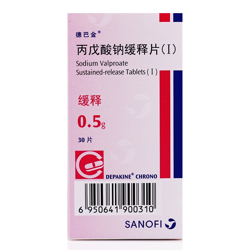 丙戊酸钠缓释片(德巴金)包装主图