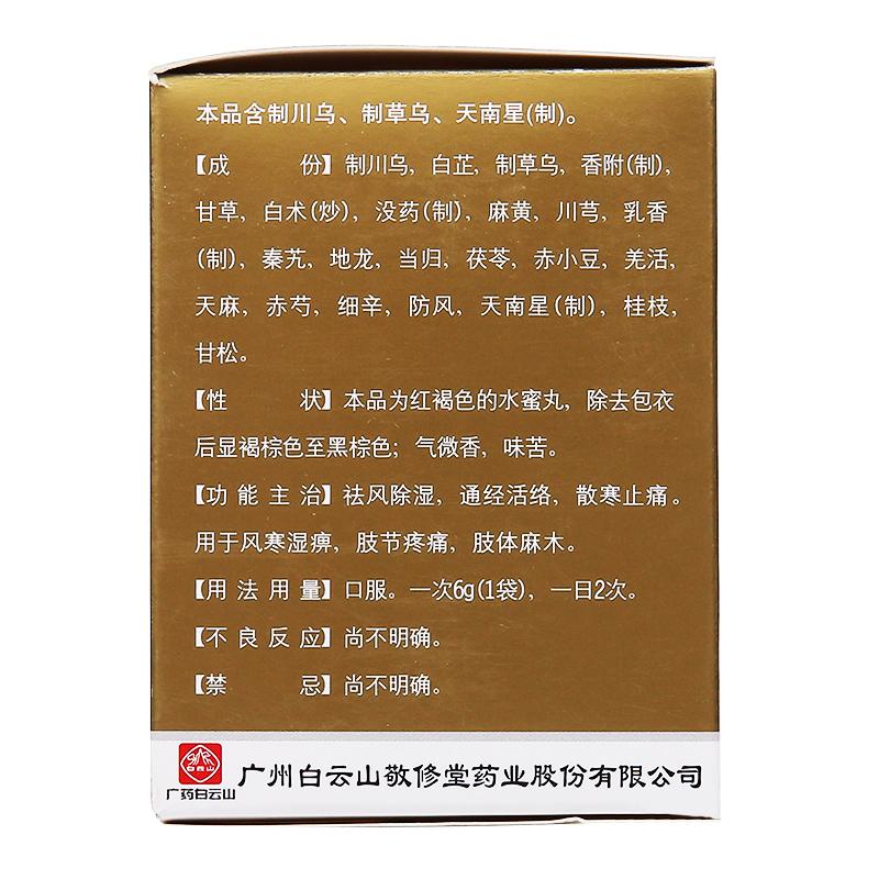 追风透骨丸(敬修堂)包装主图