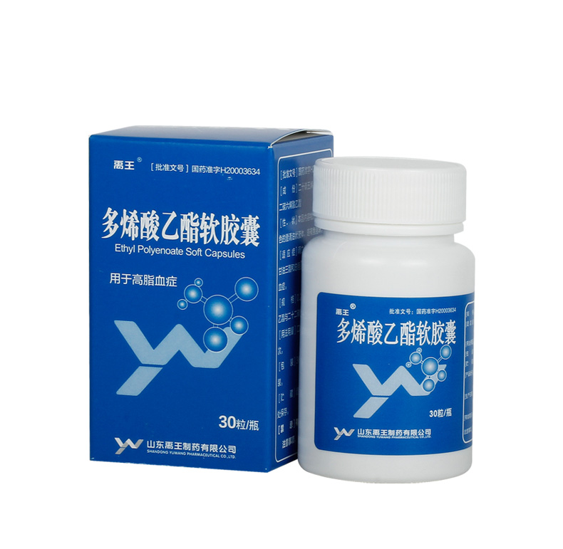 多烯酸乙酯软胶囊(禹王)包装主图