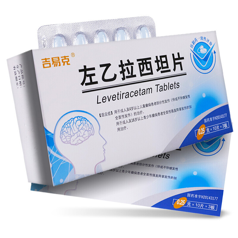左乙拉西坦片(吉易克)包装主图