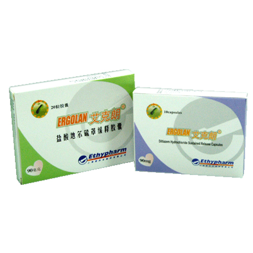 盐酸地尔硫微丸缓释胶囊(艾克朗)