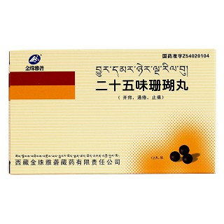 二十五味珊瑚丸(金珠雅砻)包装主图