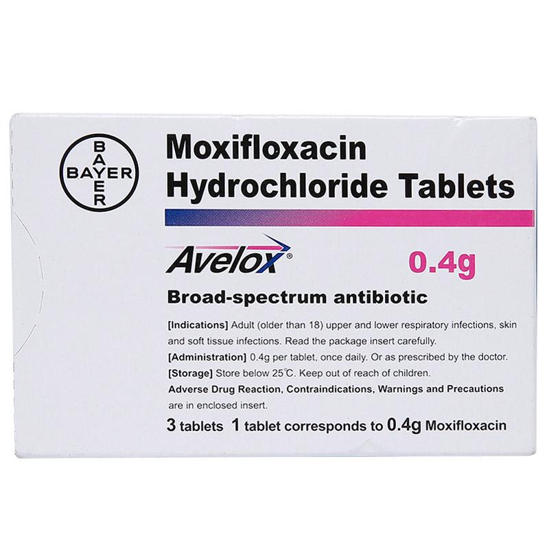 盐酸莫西沙星片(拜复乐)包装主图