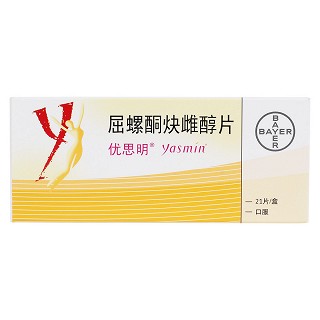 屈螺酮炔雌醇片(优思明)包装主图