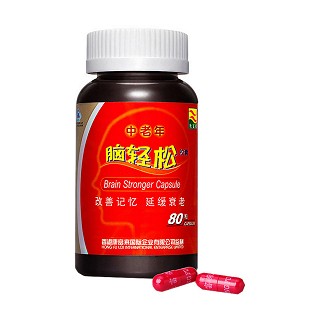 中老年脑轻松胶囊(康富来)包装主图