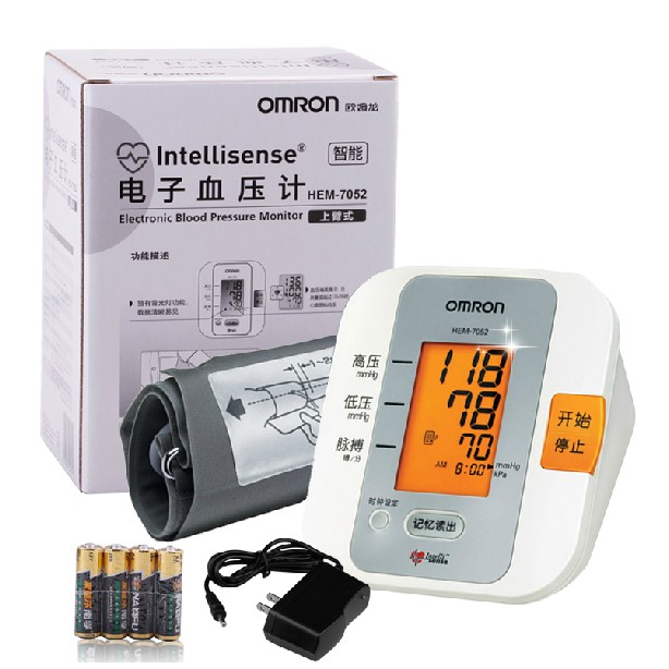 欧姆龙智能电子血压计HEM-7052(上臂式)(上臂式血压计HEM-7052)