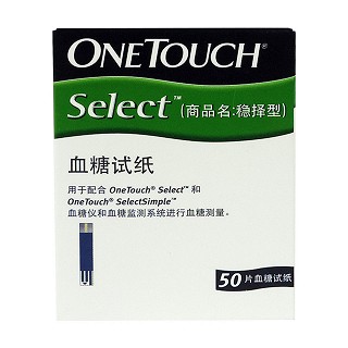 稳择型血糖试纸50片(强生)包装主图