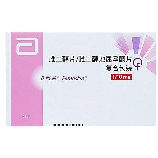 雌二醇地屈孕酮片复合包装(芬吗通)包装主图