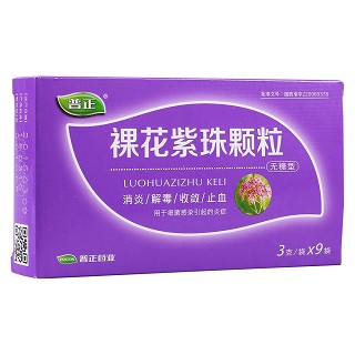 裸花紫珠颗粒(普正)包装主图