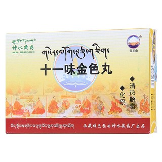 十一味金色丸(神水藏药)包装主图