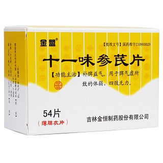 十一味参芪片(金盟)包装主图