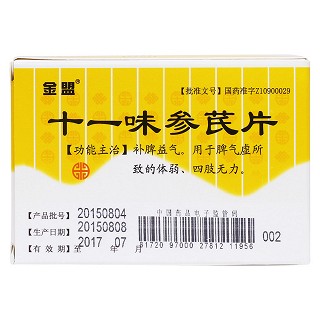 十一味参芪片(金盟)包装主图