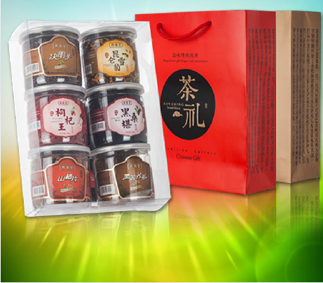 保健养生茶(花草茶(礼盒套装))包装主图