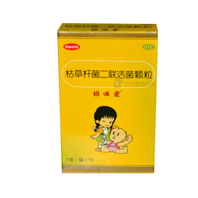 枯草杆菌二联活菌颗粒(妈咪爱)包装主图