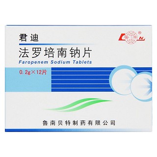 法罗培南钠片(君迪)包装主图