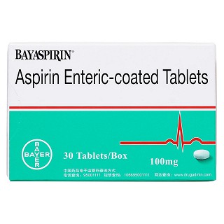 阿司匹林肠溶片(拜阿司匹灵)包装主图