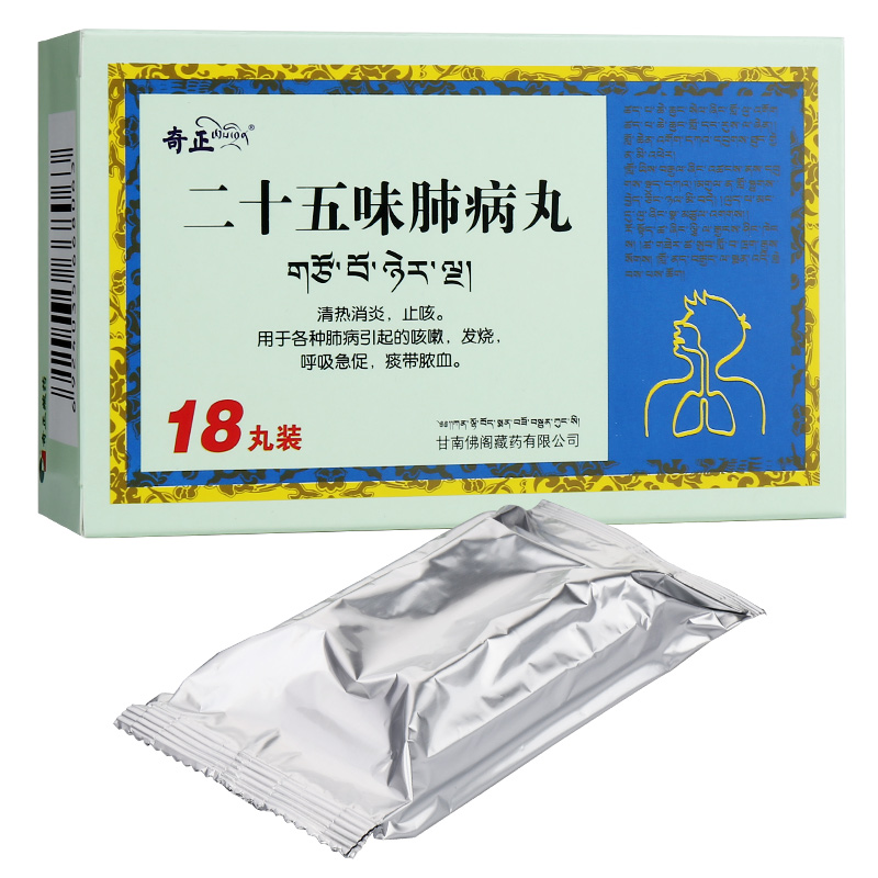 二十五味肺病丸(奇正)包装主图