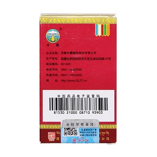 十五味黑药丸(甘露)包装主图