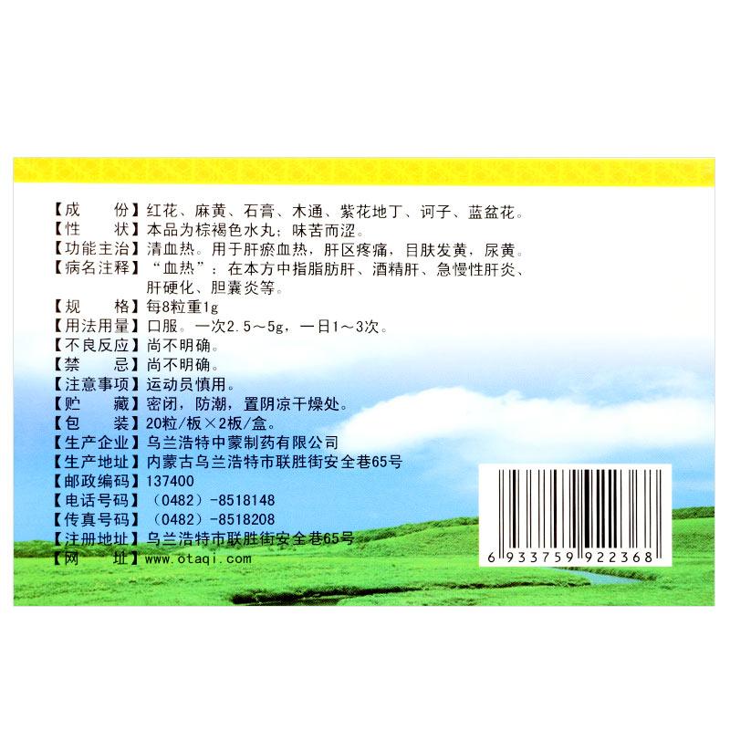 德都红花七味丸(丹神)包装主图