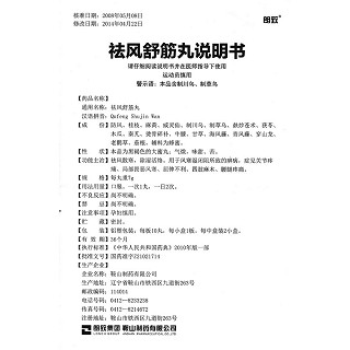 祛风舒筋丸(朗致)包装主图