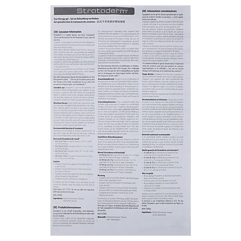 自风干型疤痕护理硅凝胶(施可复)包装主图