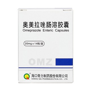 奥美拉唑肠溶胶囊(奇力)包装主图