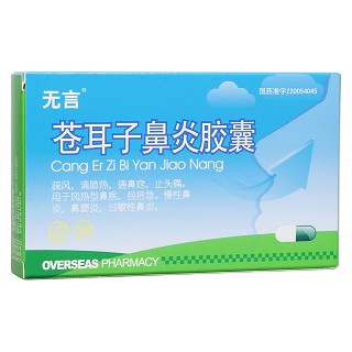 苍耳子鼻炎胶囊(无言)包装主图
