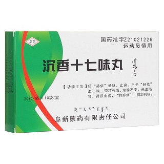 沉香十七味丸(阜药)包装主图