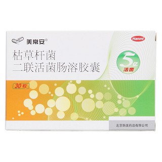 枯草杆菌二联活菌肠溶胶囊(美常安)包装主图