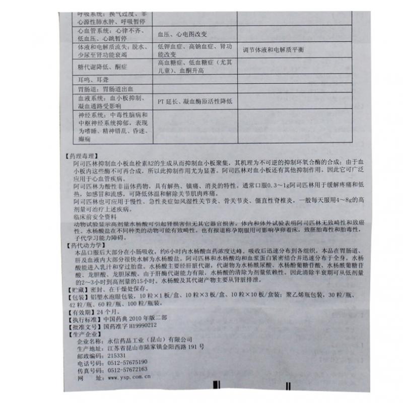 阿司匹林肠溶胶囊(伯基)包装主图