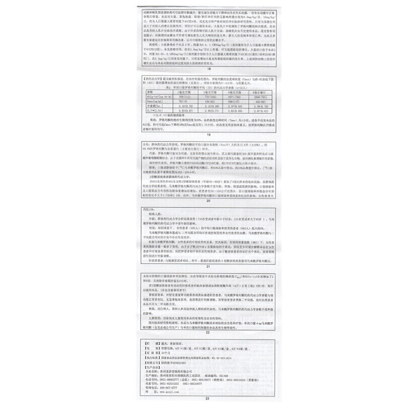 盐酸罗格列酮片(圣济堂)包装主图