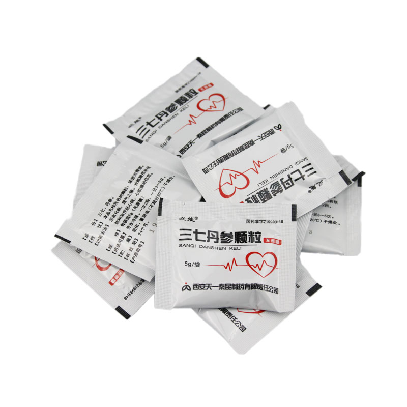 三七丹参颗粒(无庶糖)(必能)包装主图