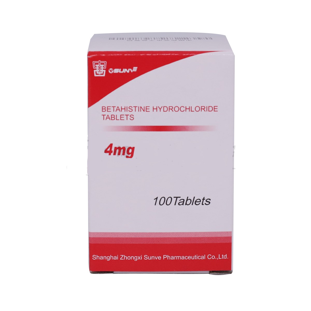 盐酸倍他司汀片(中西三维)包装主图