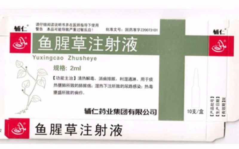 鱼腥草注射液(辅仁)包装主图