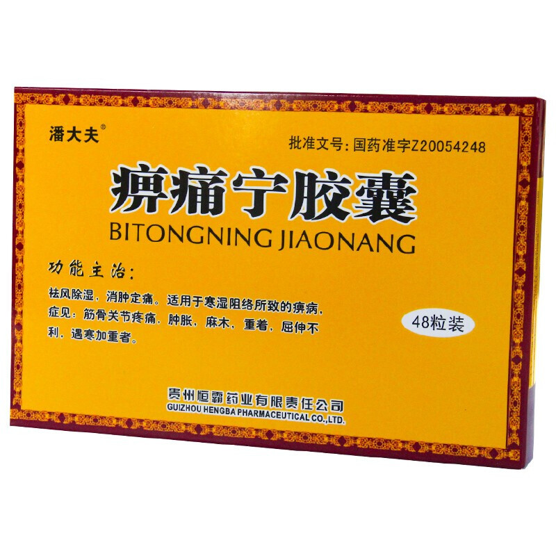 痹痛宁胶囊(潘大夫)包装主图