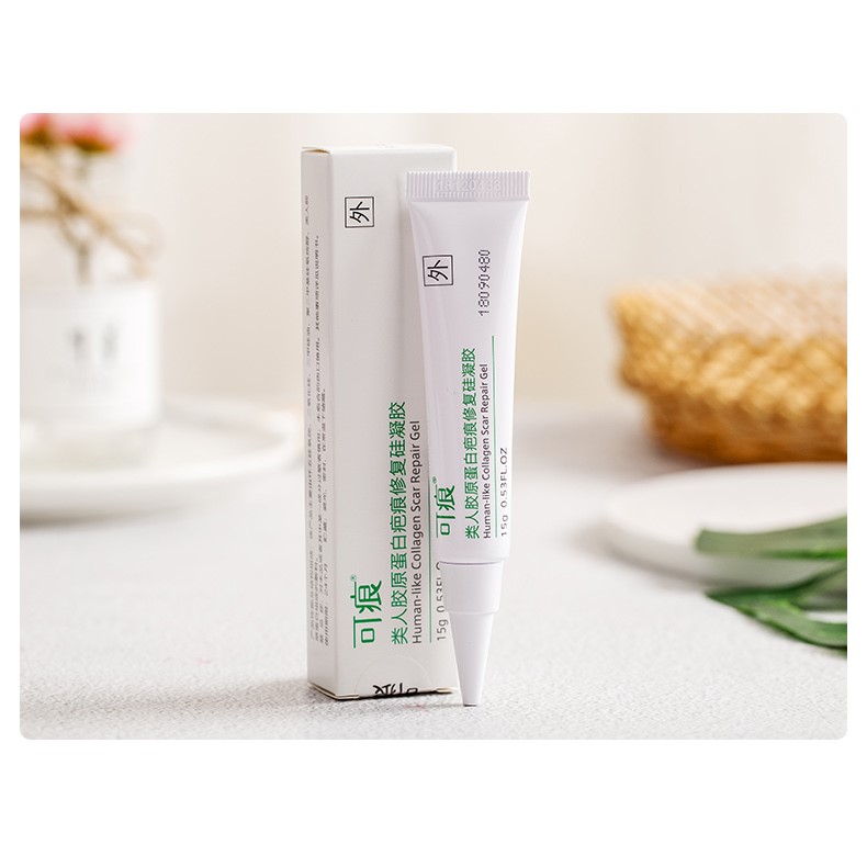 类人胶原蛋白疤痕修复硅凝胶(可痕)包装主图