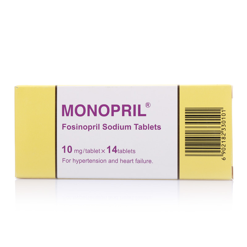 福辛普利钠片(蒙诺)包装主图