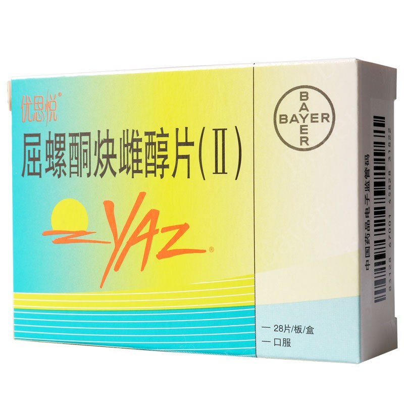 屈螺酮炔雌醇片(优思悦)包装主图