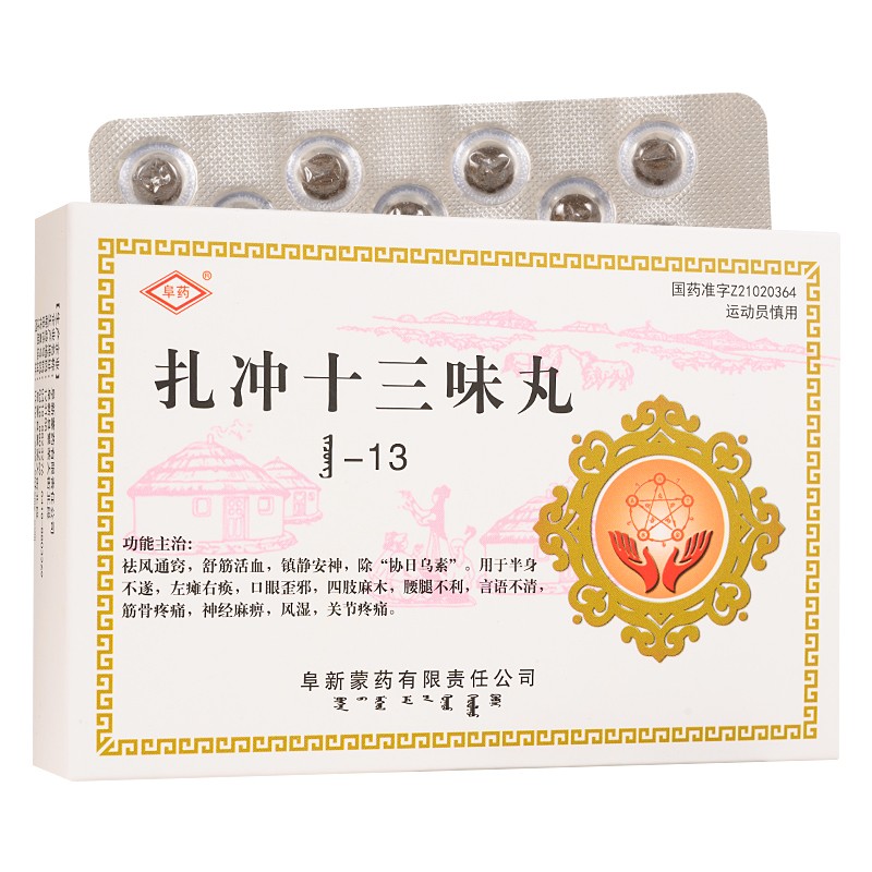 扎冲十三味丸(阜药)包装主图