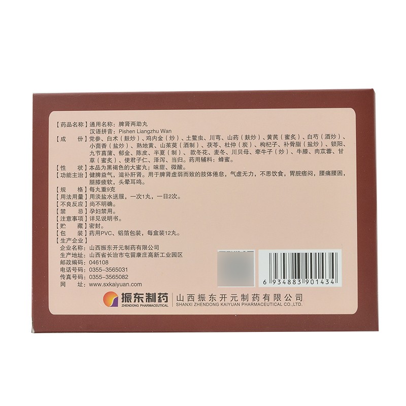 脾肾两助丸(振东开元)包装主图