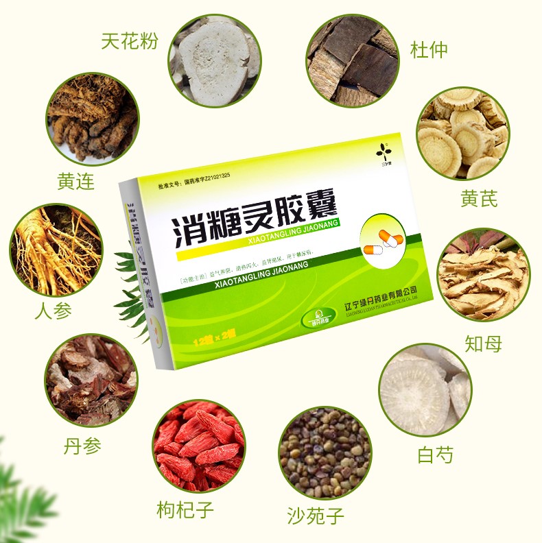 消糖灵胶囊(三叶牌)包装主图
