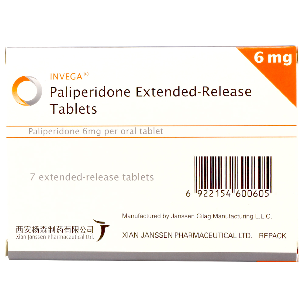 帕利哌酮缓释片(芮达)包装主图